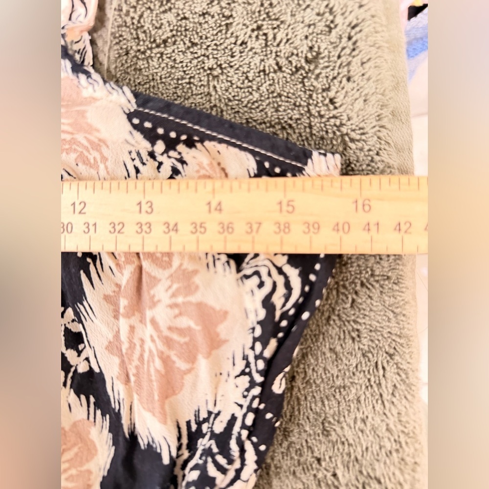 Lovestitch Boho Snake Print Midi Dress in Black & Cream size small - Picture 11 of 16